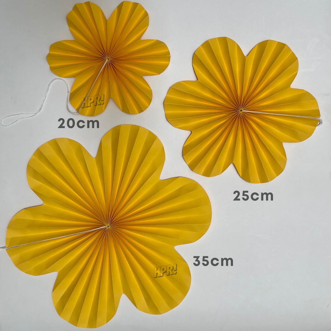 Paper Flower Fan Decoration Hanging Backdrop