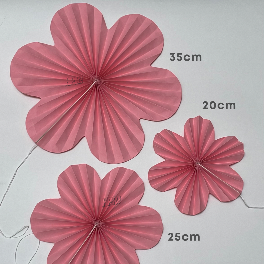 Paper Flower Fan Decoration Hanging Backdrop