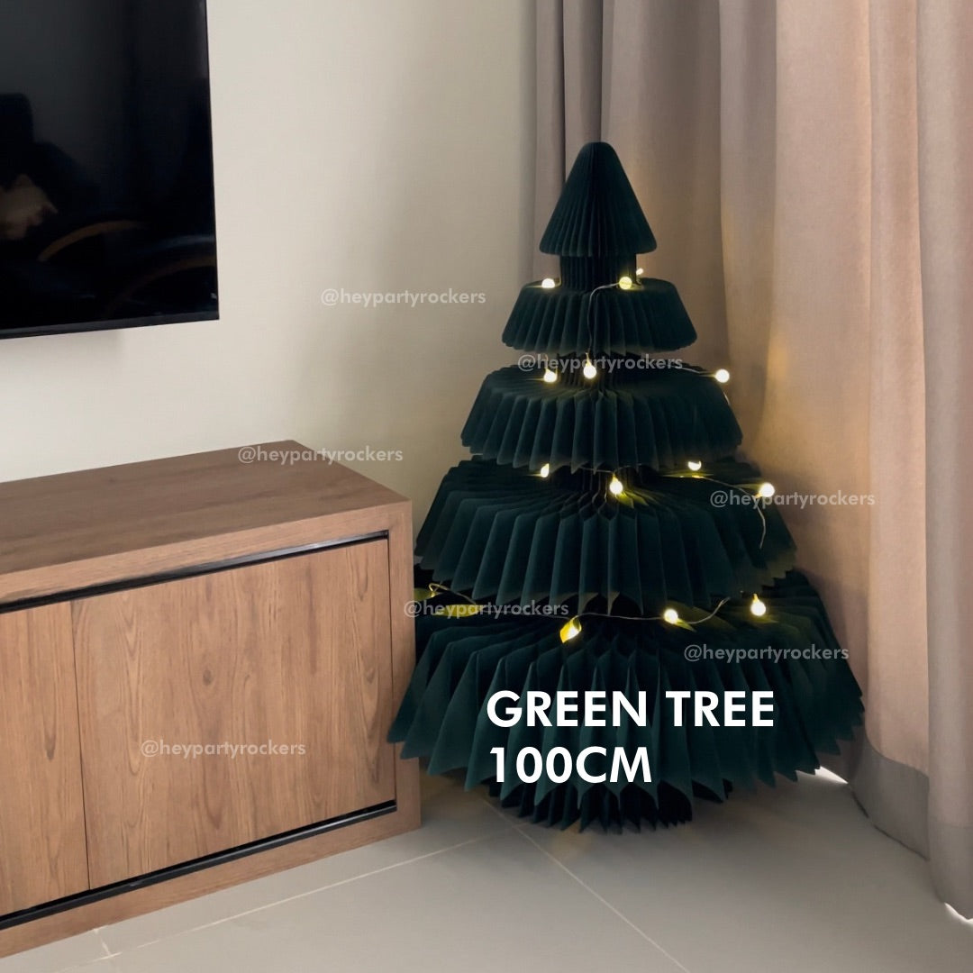 BIG Standing Paper Christmas Trees with Magnets