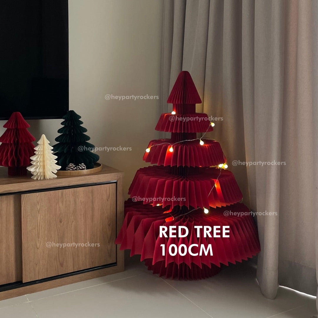 BIG Standing Paper Christmas Trees with Magnets