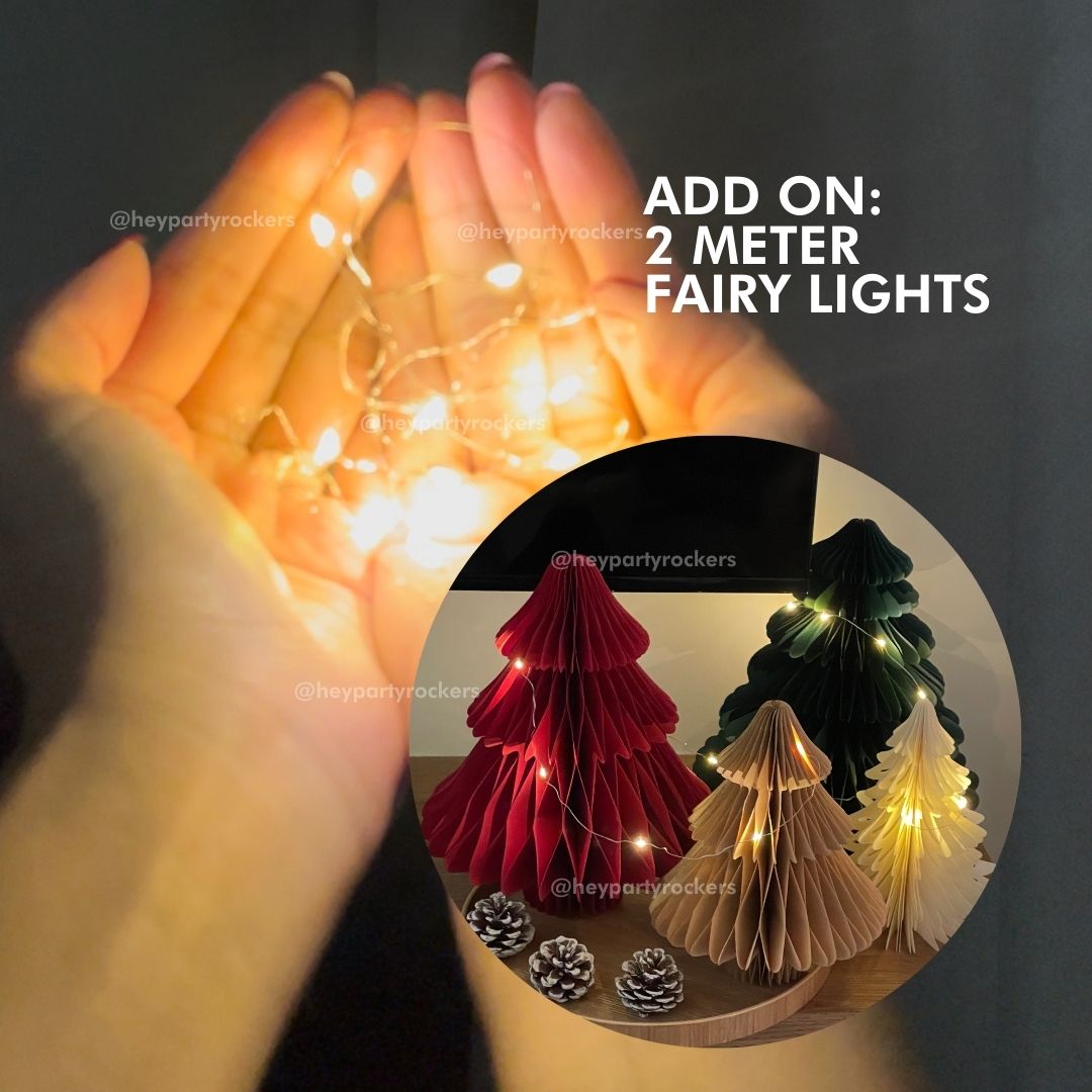 Standing Paper Christmas Trees with Magnets