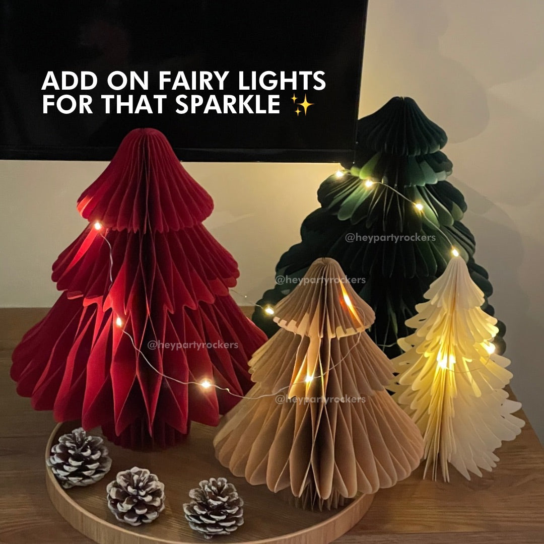Standing Paper Christmas Trees with Magnets