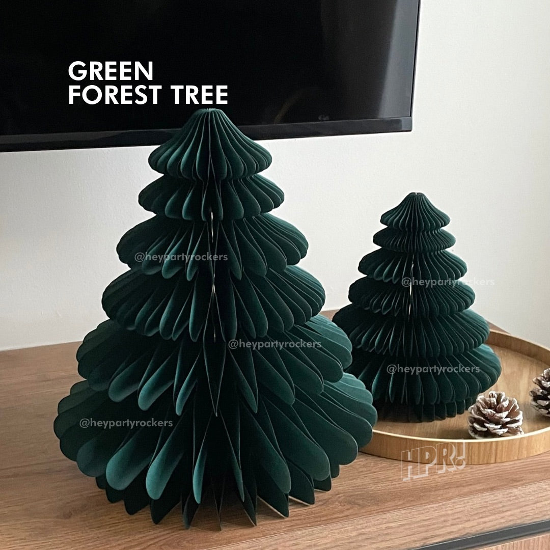 Standing Paper Christmas Trees with Magnets