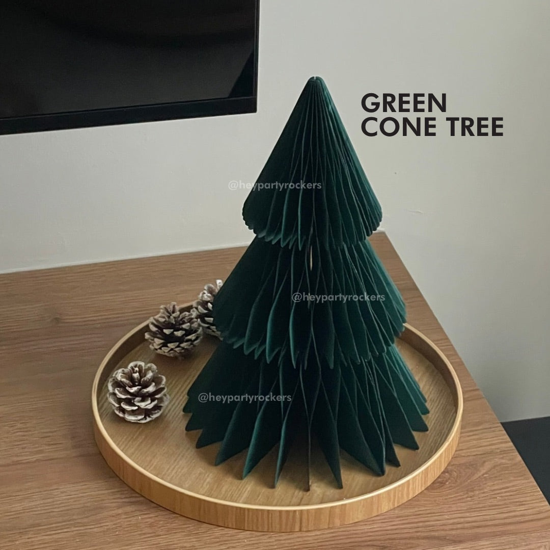 Standing Paper Christmas Trees with Magnets