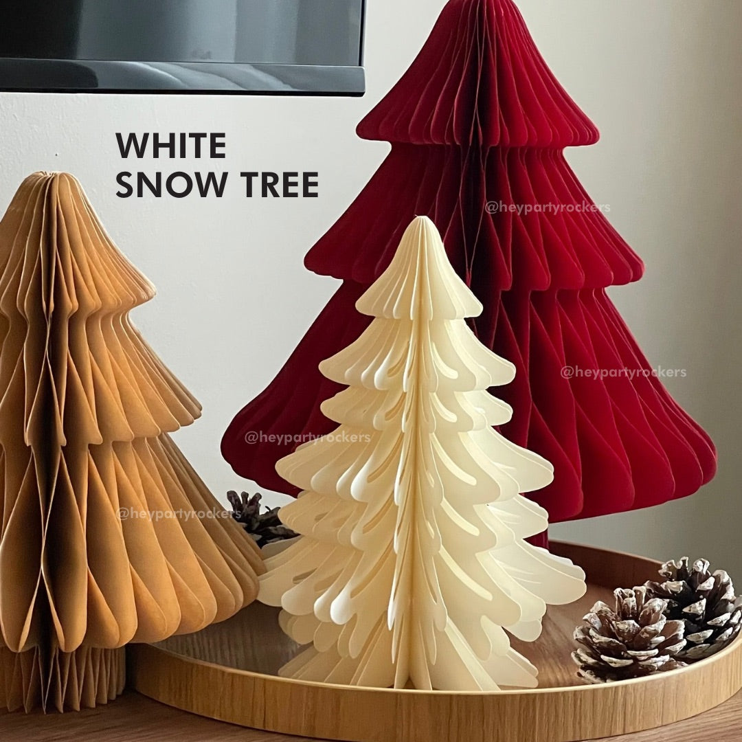 Standing Paper Christmas Trees with Magnets
