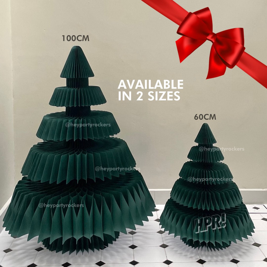 BIG Standing Paper Christmas Trees with Magnets