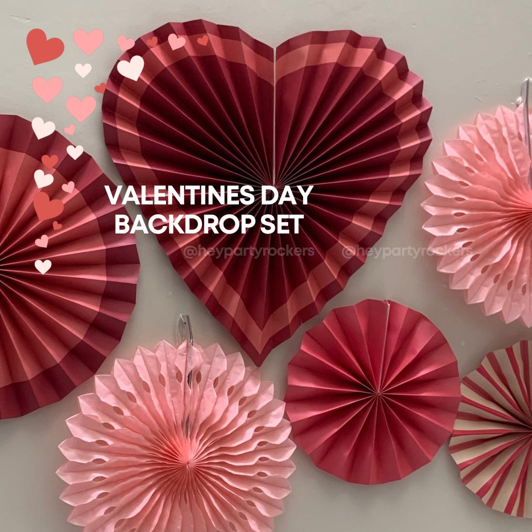 Valentine’s Day Backdrop Set