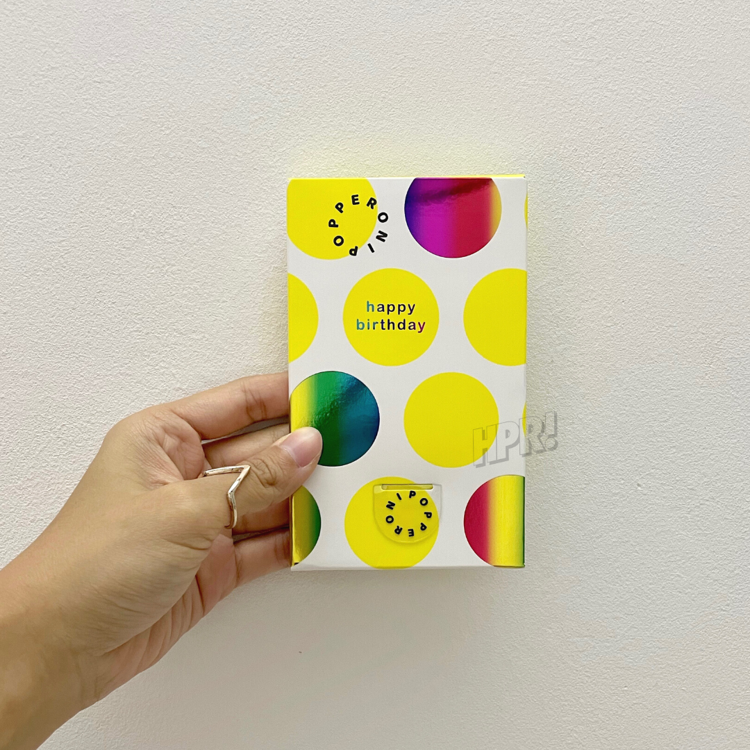 Confetti Popper Birthday Card by Popperoni Korea