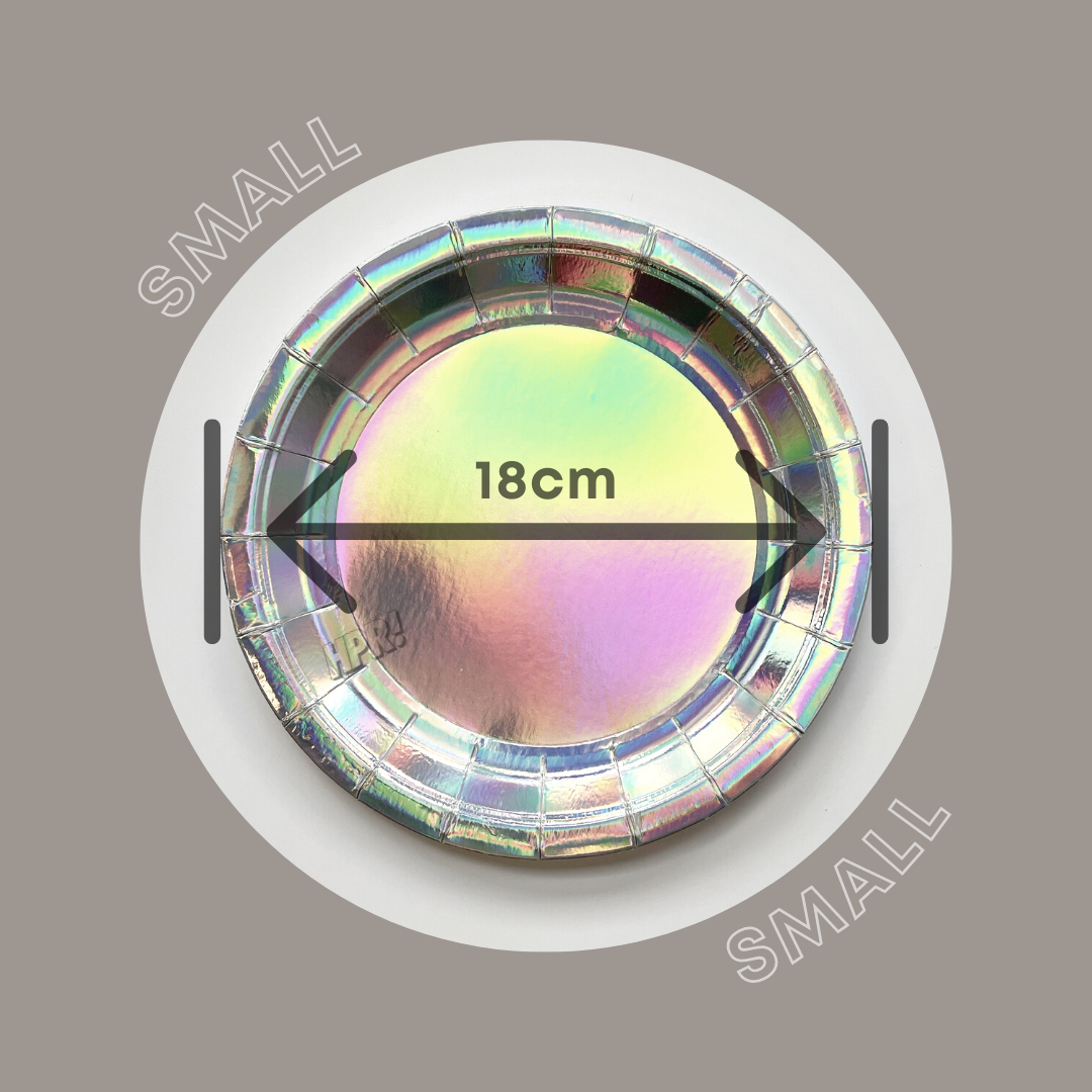 Hologram Party Plate (8 pcs/ pack