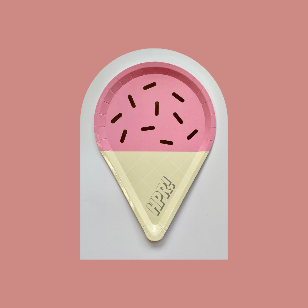 Ice Cream Party Paper Plate (6 pcs/pack)