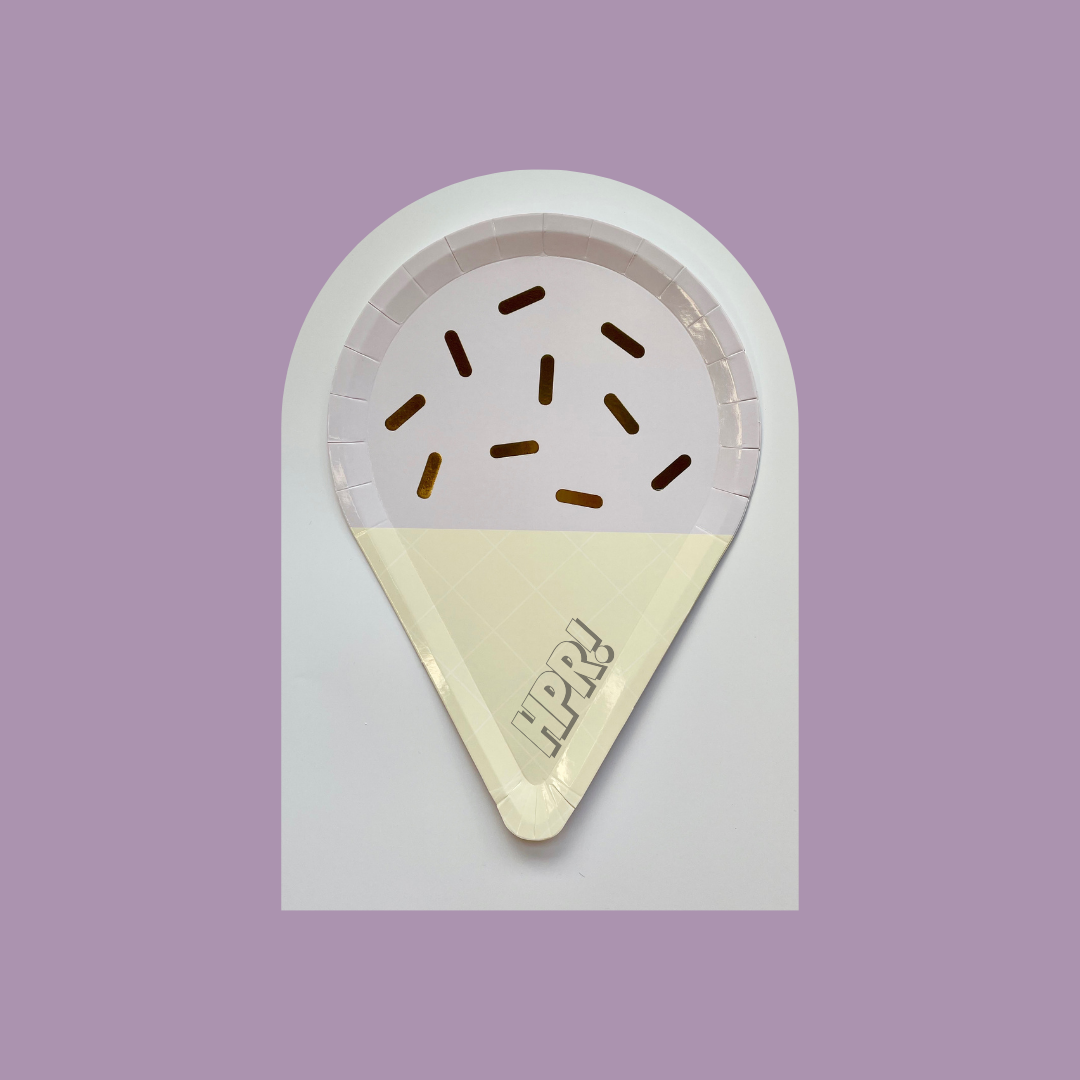 Ice Cream Party Paper Plate (6 pcs/pack)