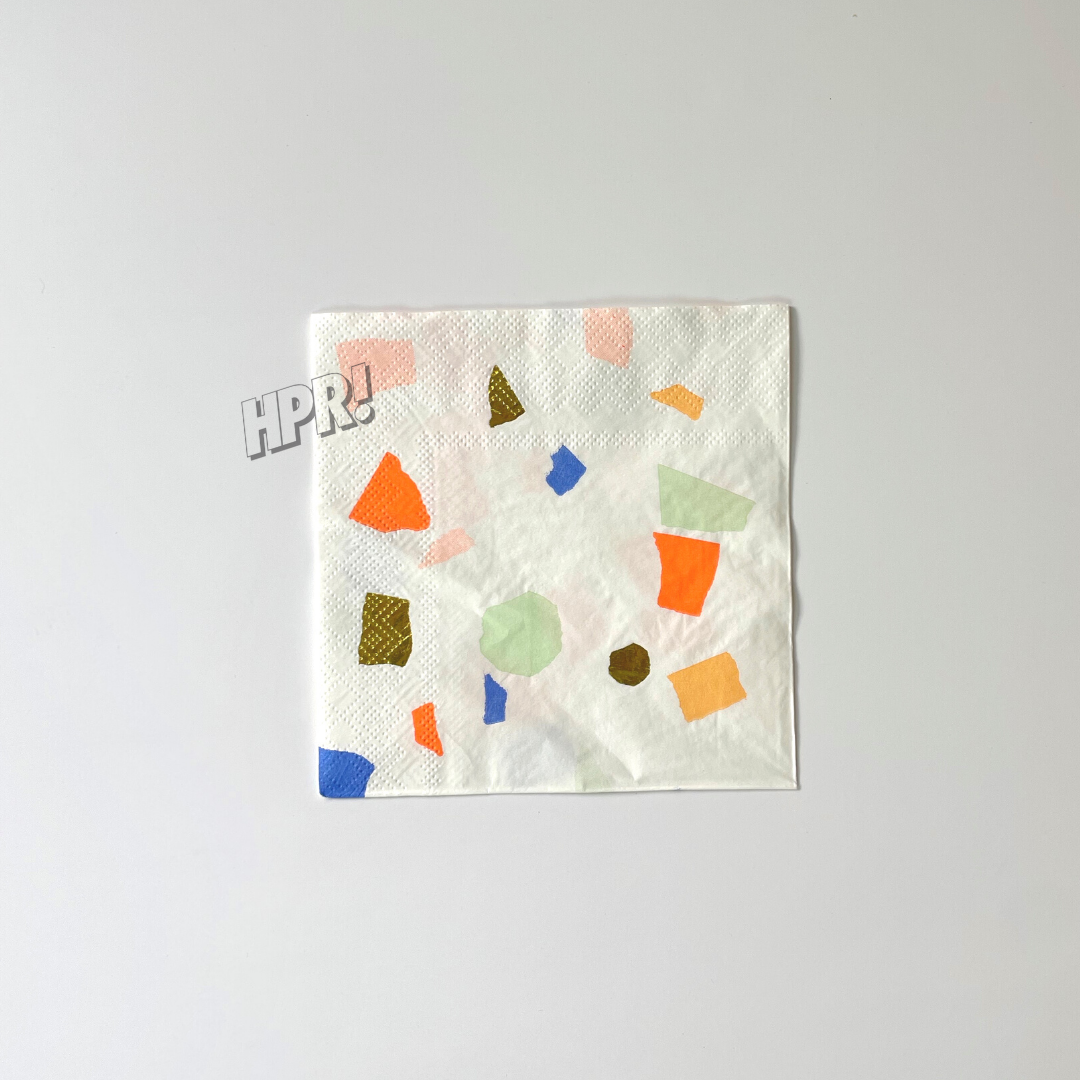 Terrazzo Party Paper Plate Set (8 pcs/packet)