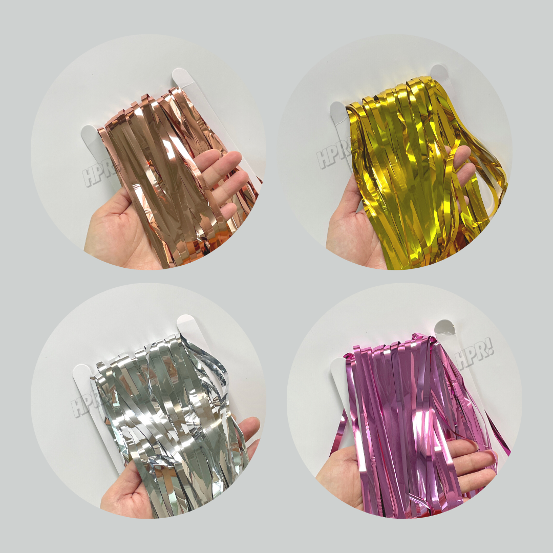 Tinsel Foil Fringe Party Decorations (1*2meter)