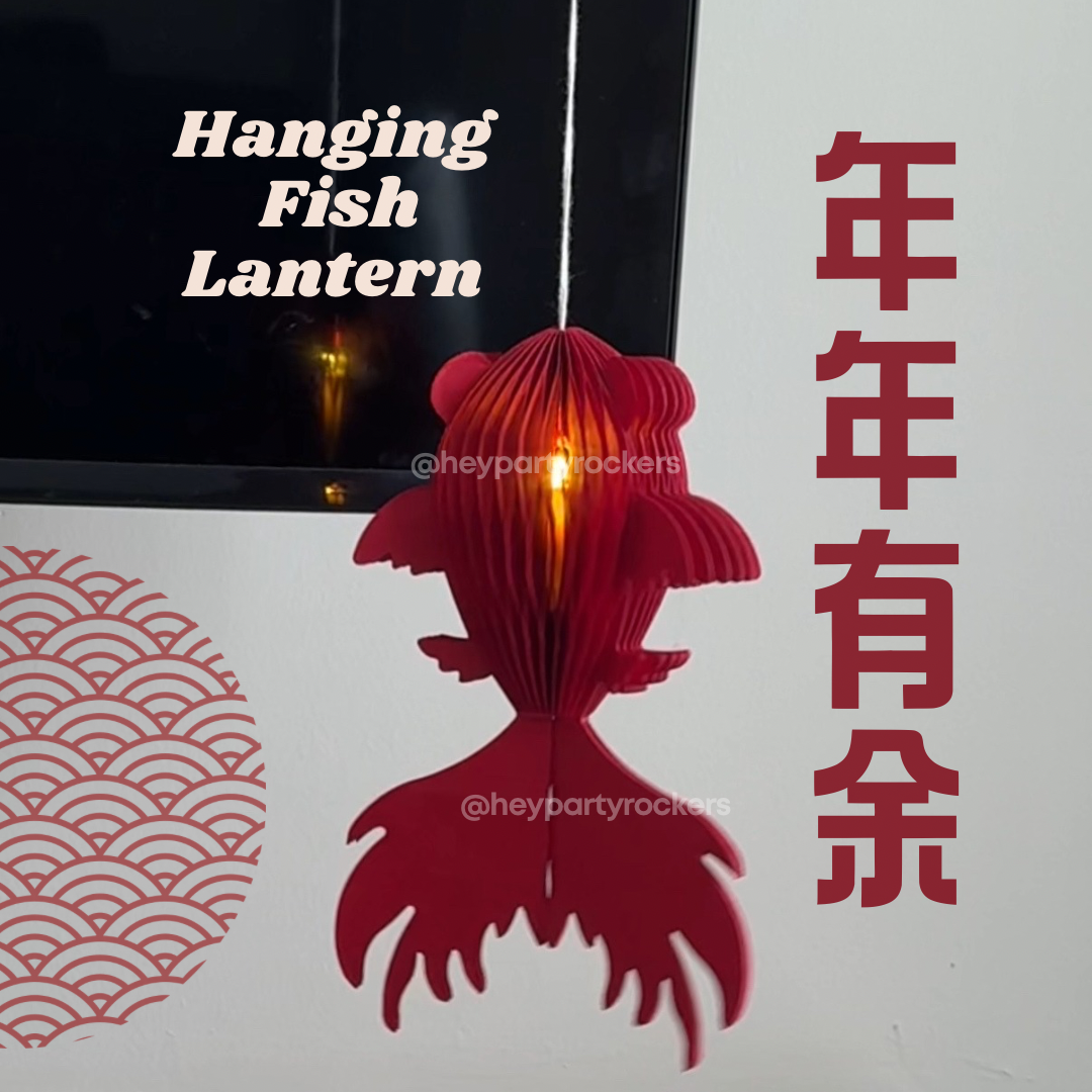 Hanging Fish Lantern for Chinese New Year Decorations