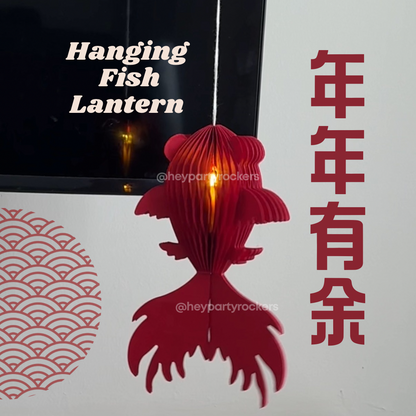 Hanging Fish Lantern for Chinese New Year Decorations