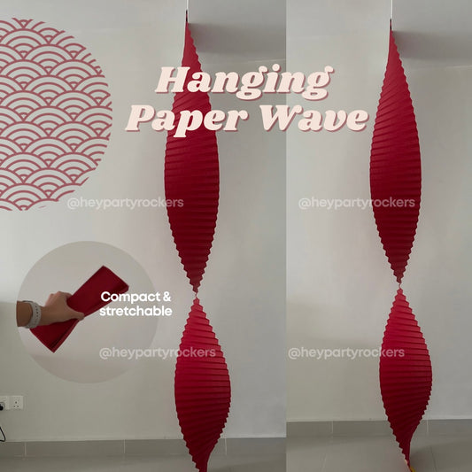 Hanging Paper Wave (30cm * 3meter)