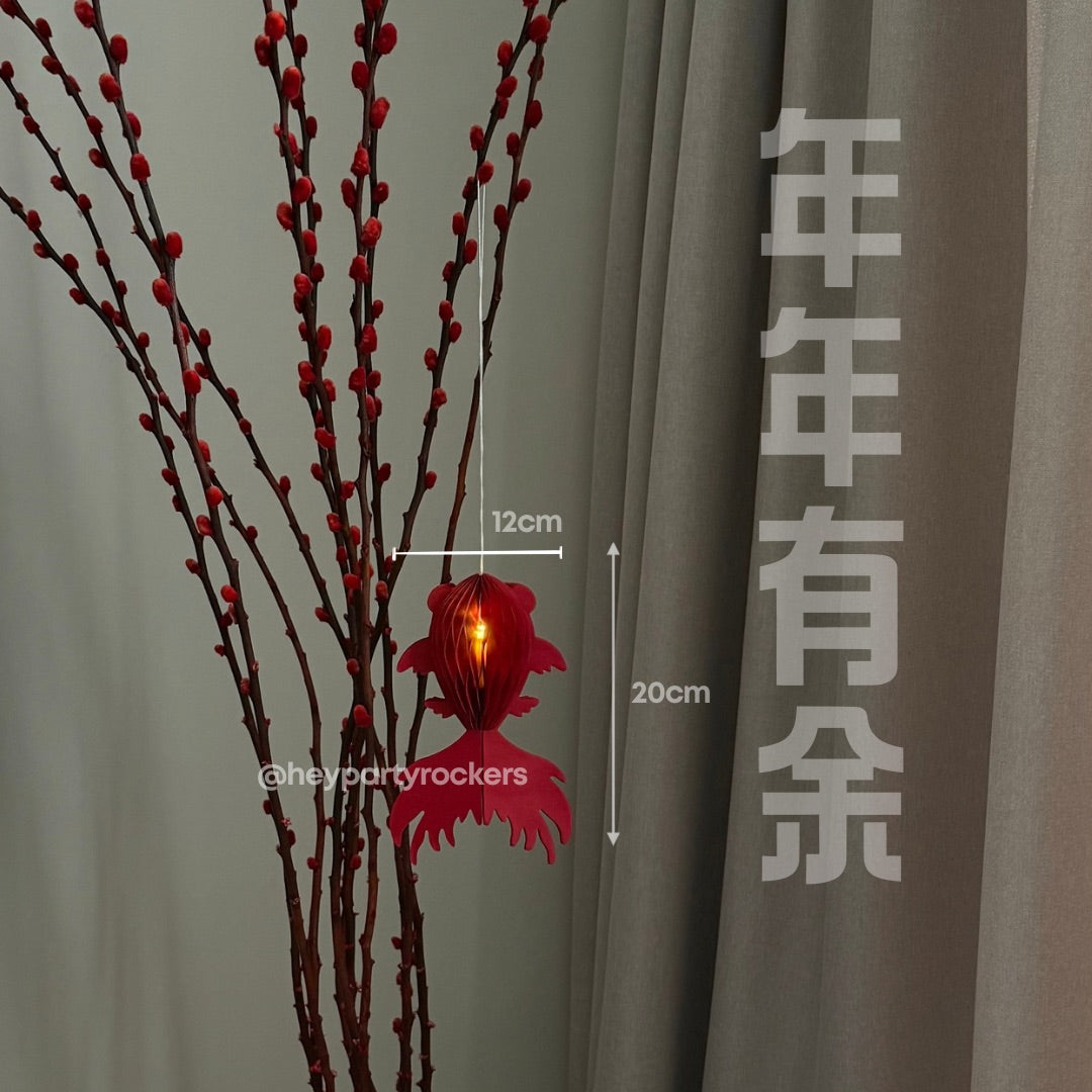 Hanging Fish Lantern for Chinese New Year Decorations