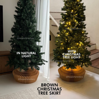 Christmas Tree Paper Skirt Honeycomb with Magnets