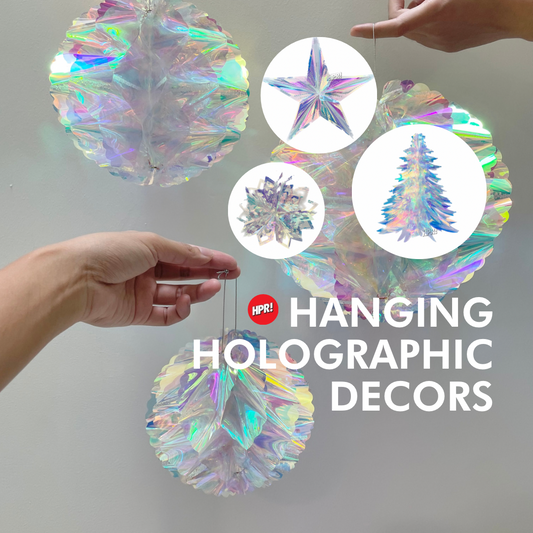 Holographic Honeycomb Foil Hanging Star Party Decoration