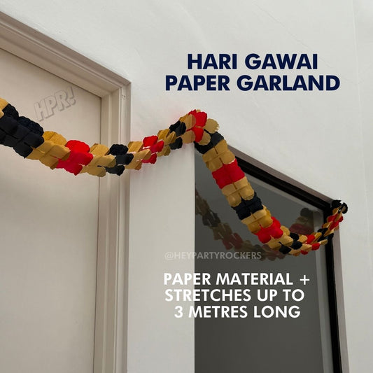 Hari Gawai Paper Garland