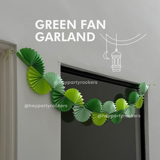 Raya Paper Fan Garland (1.6 meter)