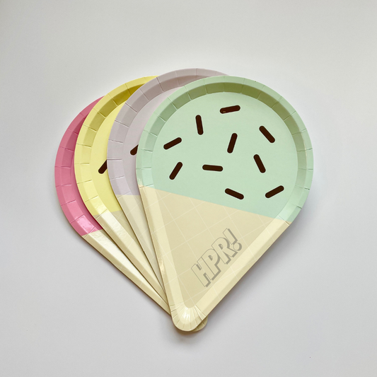 Ice Cream Party Paper Plate (6 pcs/pack)
