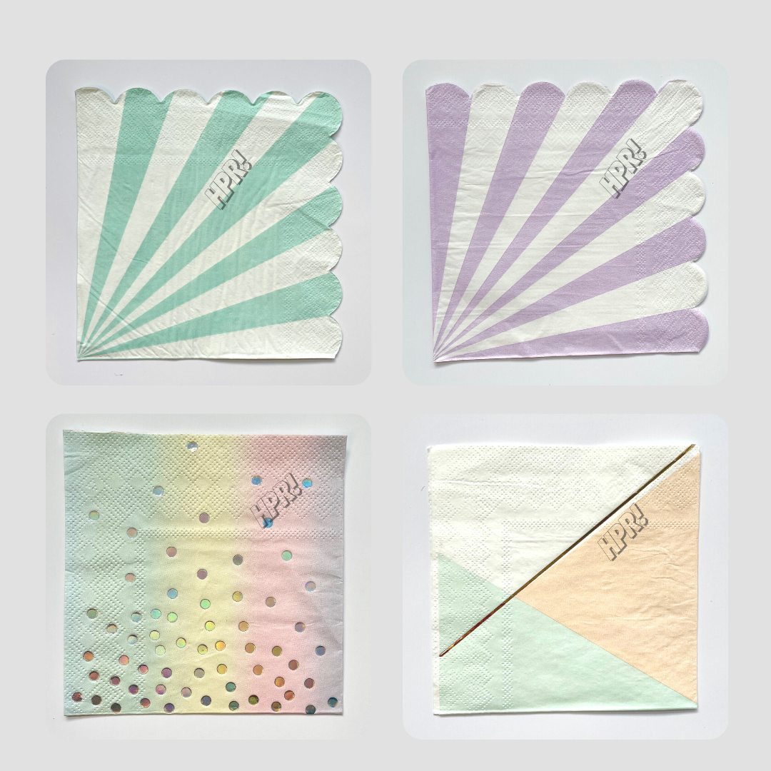 Party Paper Tissue Napkins (20 pcs/packet)